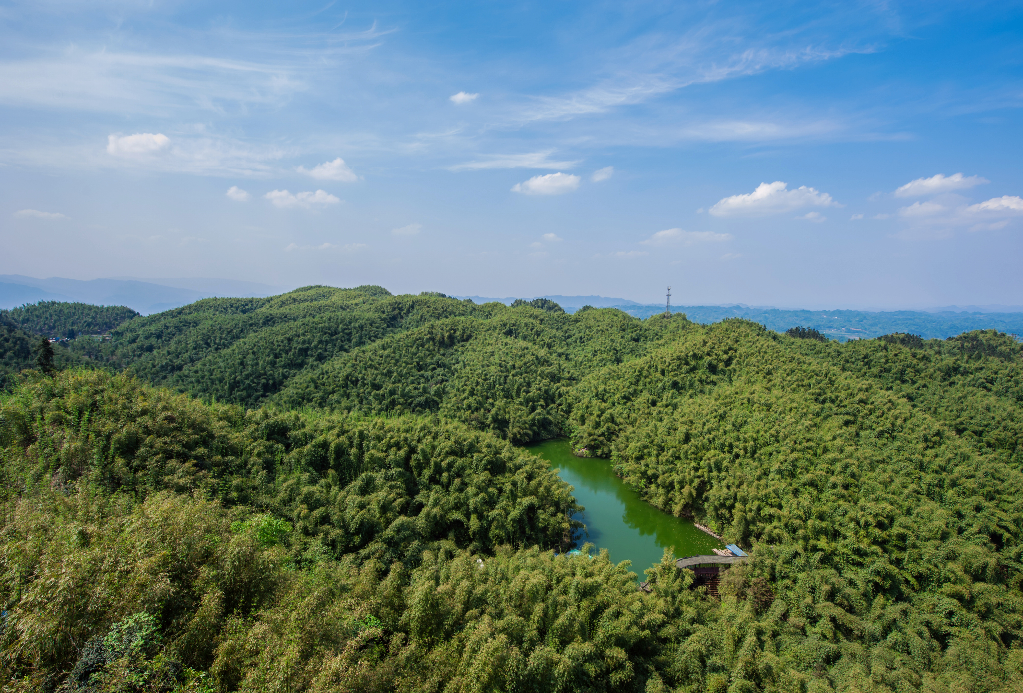 受乐山暴雨影响 沐川竹海景区暂停开放