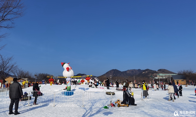 青岛世博园摩天轮正式投入使用还有雪圈彩虹大滑道