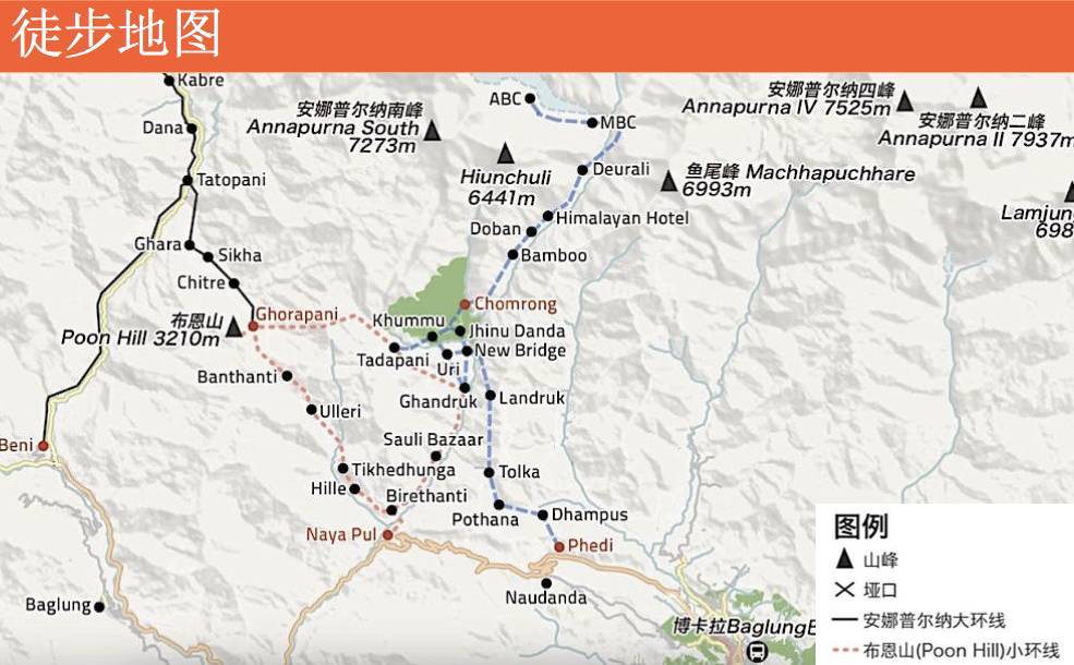 安娜普尔娜圣地和环线 Annapurna Sanctuary and Circuit