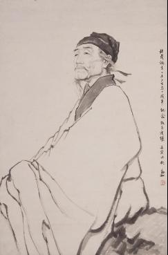 蒋兆和 《杜甫像》