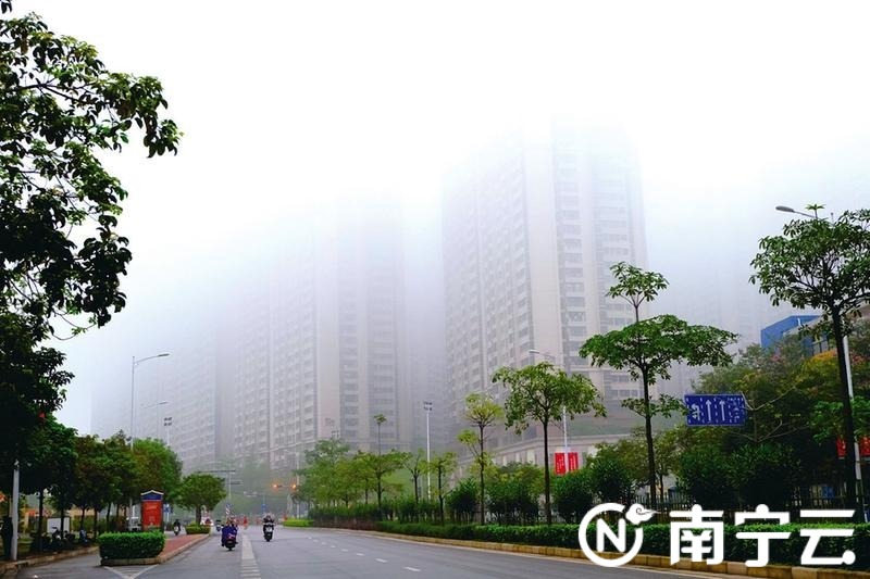 冷空气又到访南宁未来一周仍是阴雨雾