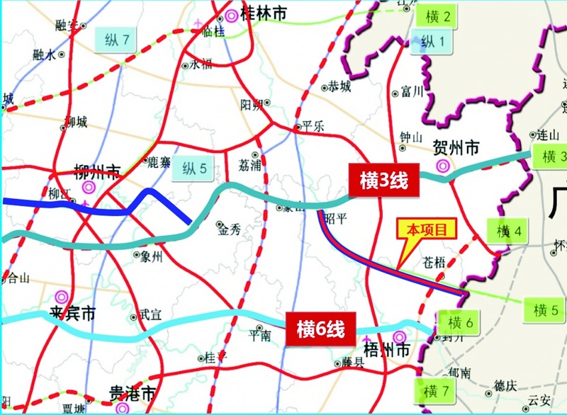 广西又一对接粤港澳大湾区的高速公路全面开工建设