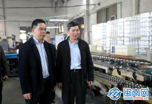 "苏孝道一行先后走访了福建鸿昌制罐有限公司,福建绿宝食品有限公司