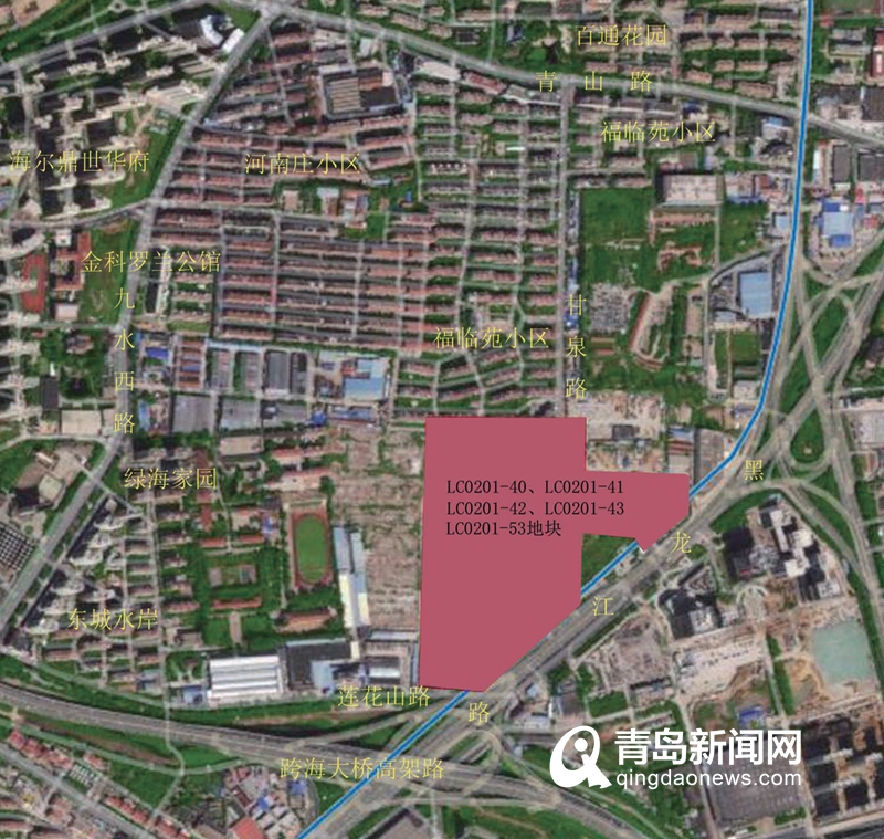 再建大型商业综合体青岛这个片区5幅地块有规划调整
