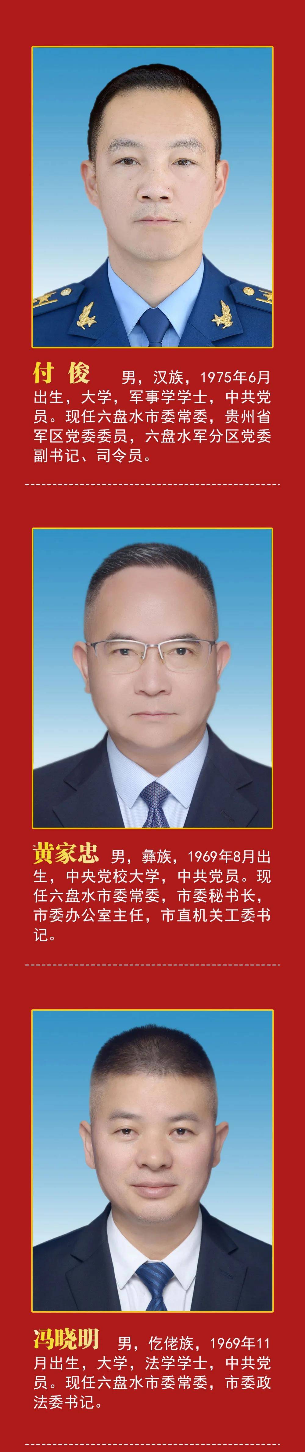 新一届六盘水市委常委班子亮相