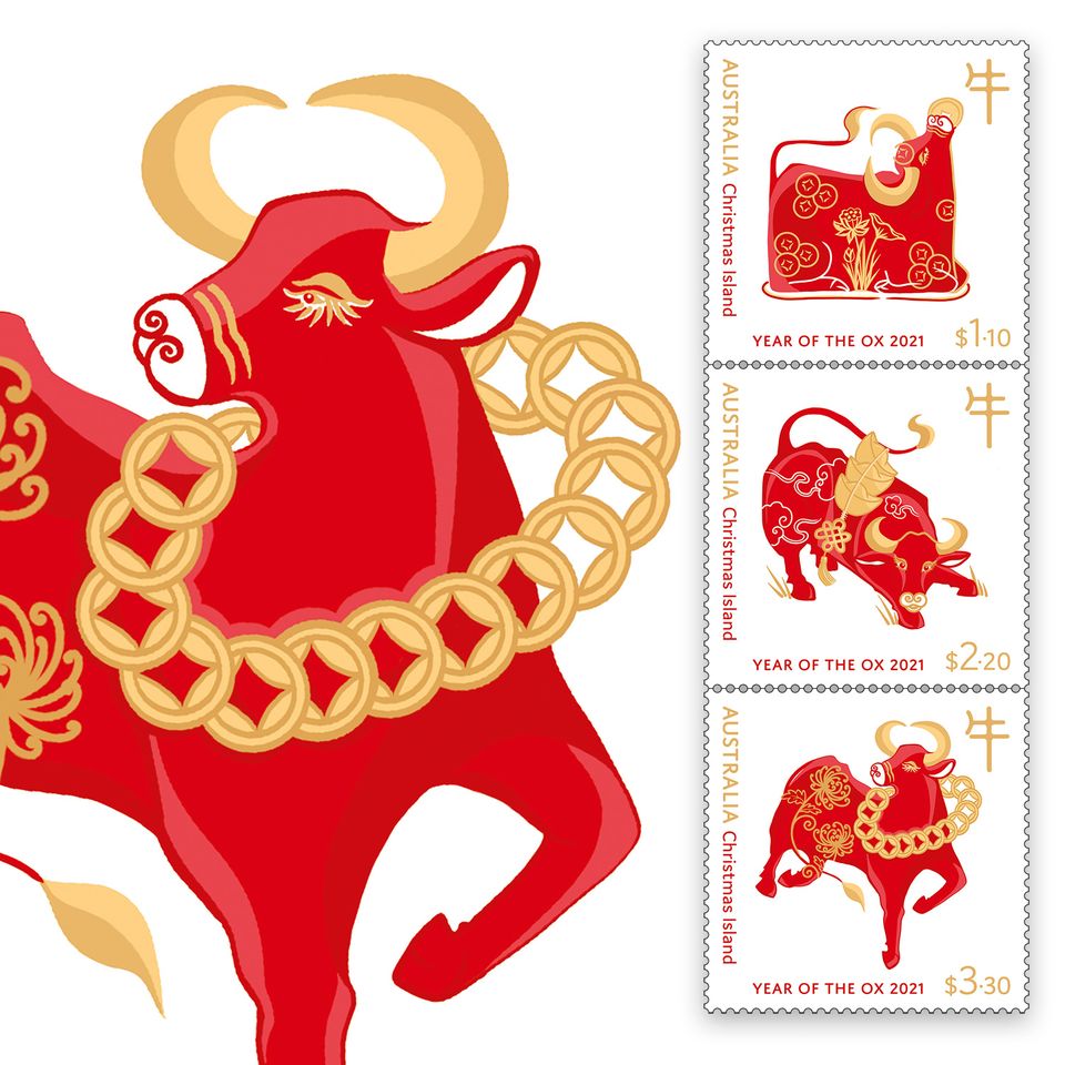 牛年将至,世界多国推出牛年邮票,设计风格花样百出,不仅体现出浓浓的
