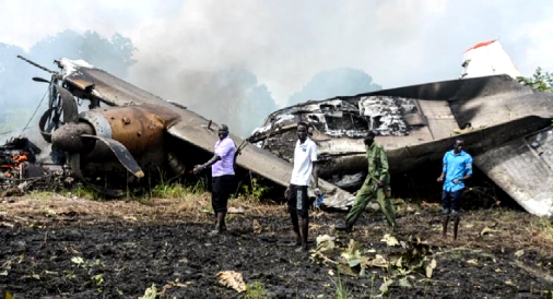 货运飞机空难事故造成8人遇难南苏丹总统基尔表示哀悼