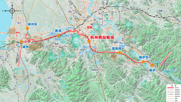 震撼今天凌晨湖杭铁路富春江特大桥主桥顺利合龙全线有望亚运会前通车