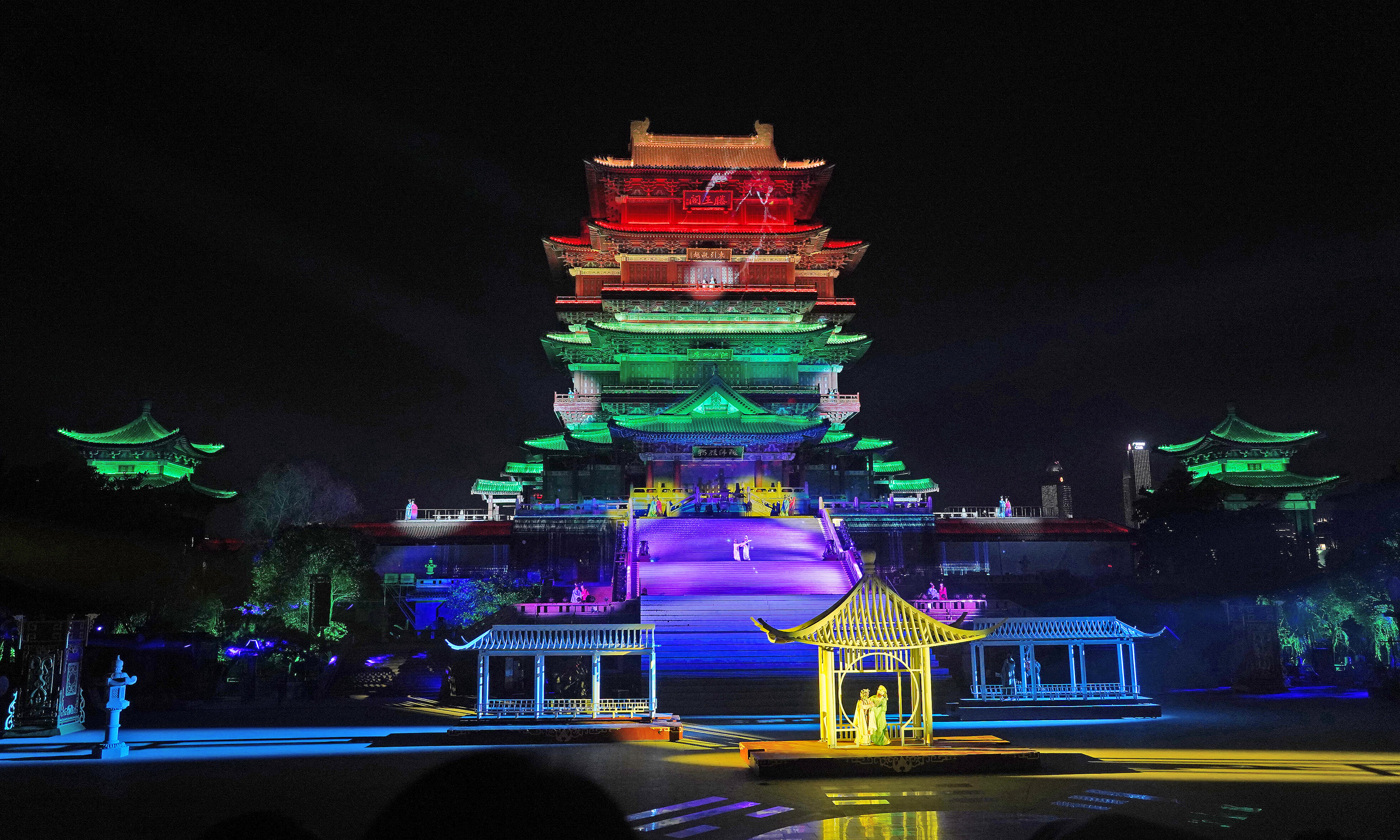 寻梦滕王阁大型实景演出在南昌正式公演