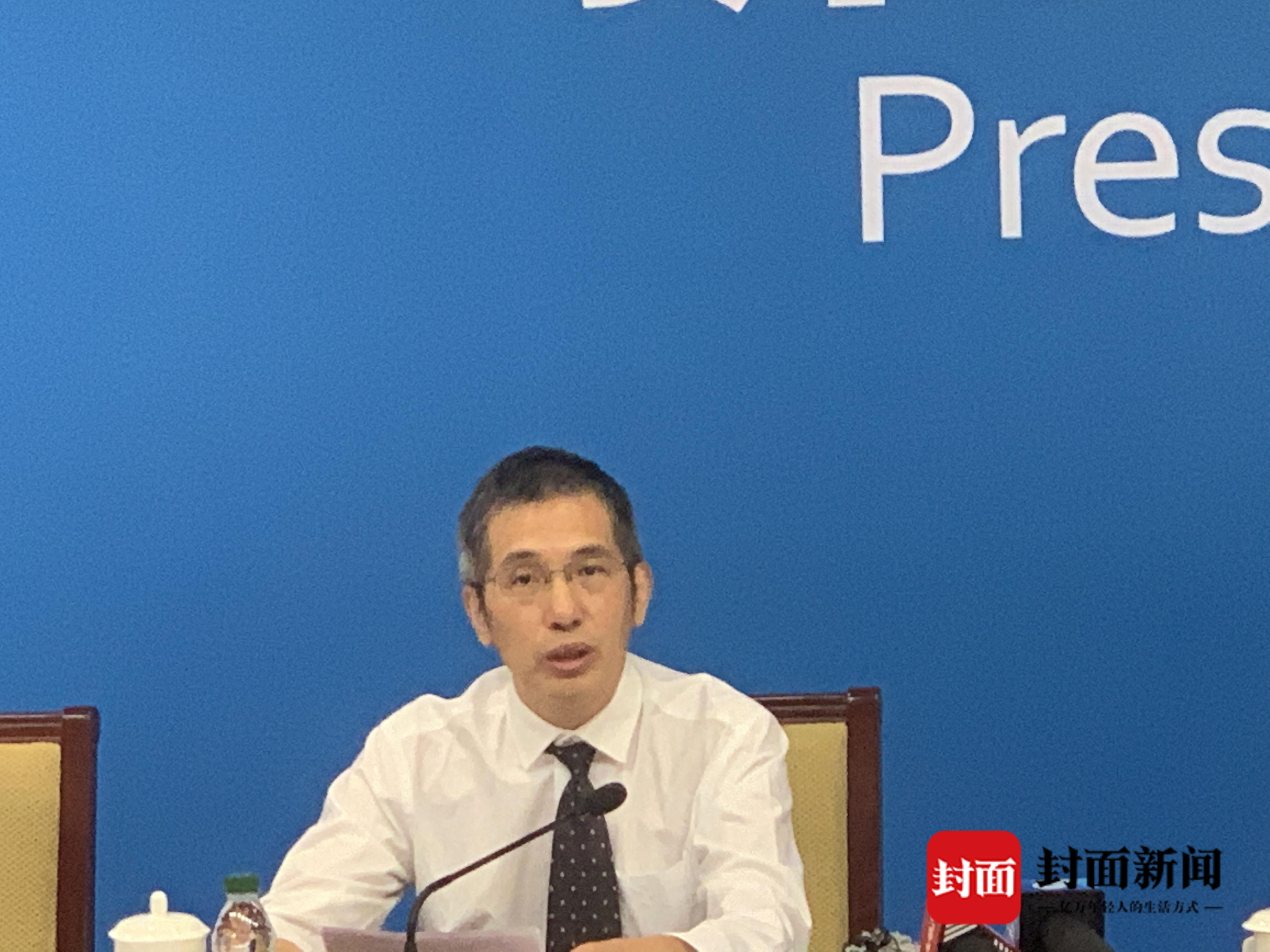 中宣部宣传教育局副局长孔德龙.封面新闻记者粟裕摄影