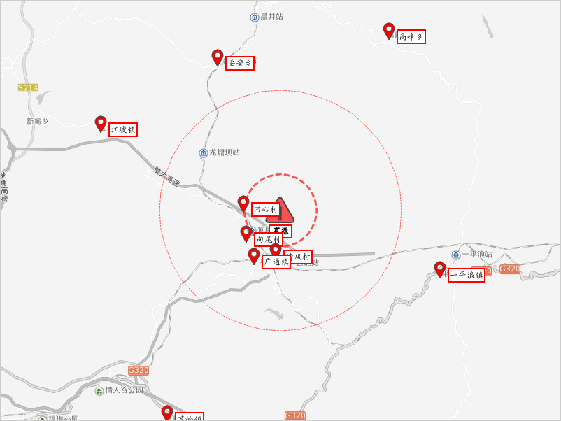 正式速报:04月01日21时10分云南楚雄州禄丰县发生3.7级地震