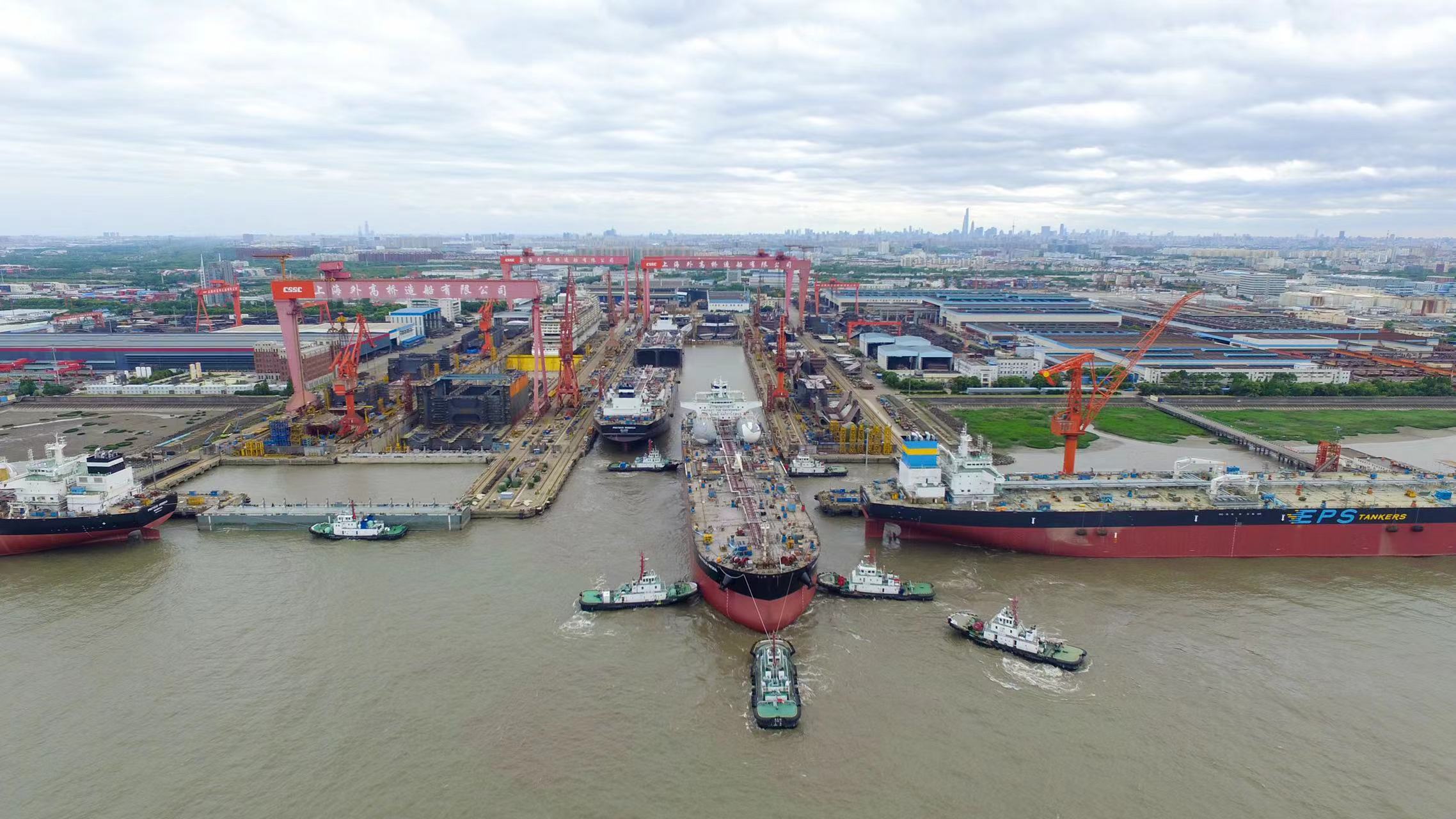 中船在沪三大船企全面复工复产