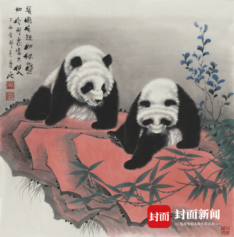 国宝工匠吴长江美绘熊猫亲善世界