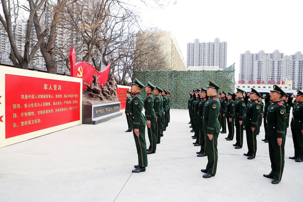 武警北京总队机动二支队组织开展缅怀革命先烈活动