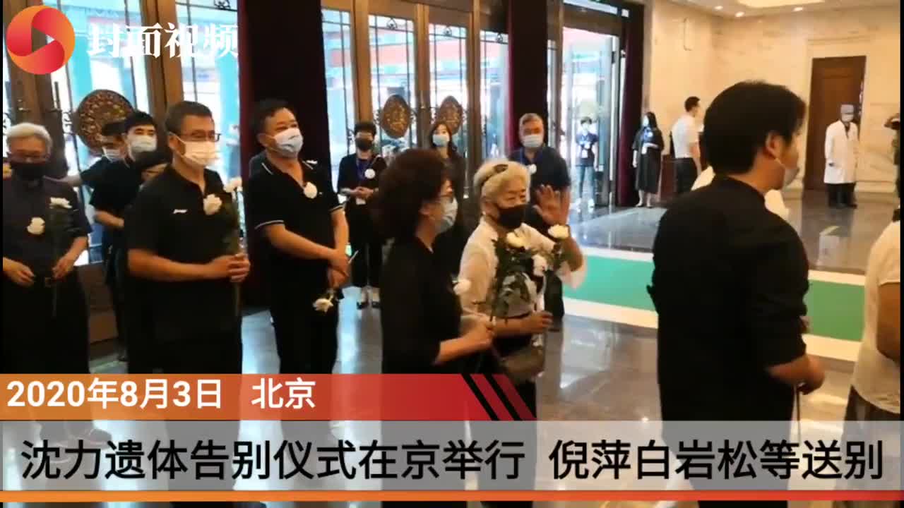 沈力遺體告別儀式在京舉行白巖松李瑞英敬一丹等前往送別