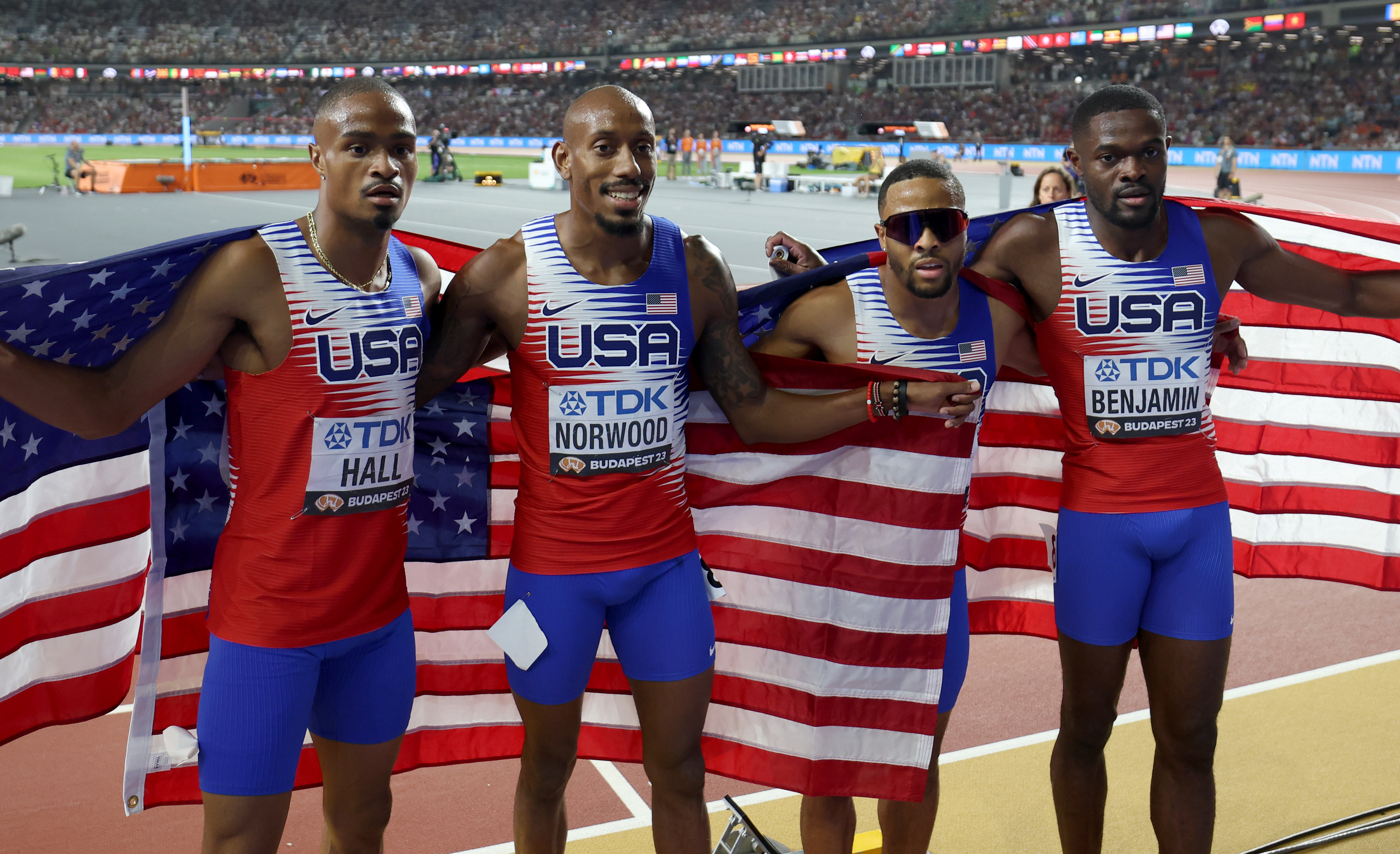 田径世锦赛丨收官日诞生八金美国队男子4x400米接力卫冕成功