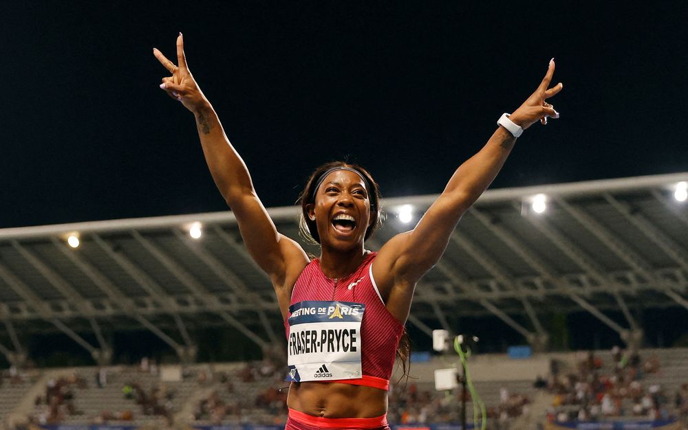 钻石联赛巴黎站牙买加女飞人弗雷泽创赛会纪录朱亚明三级跳远第六