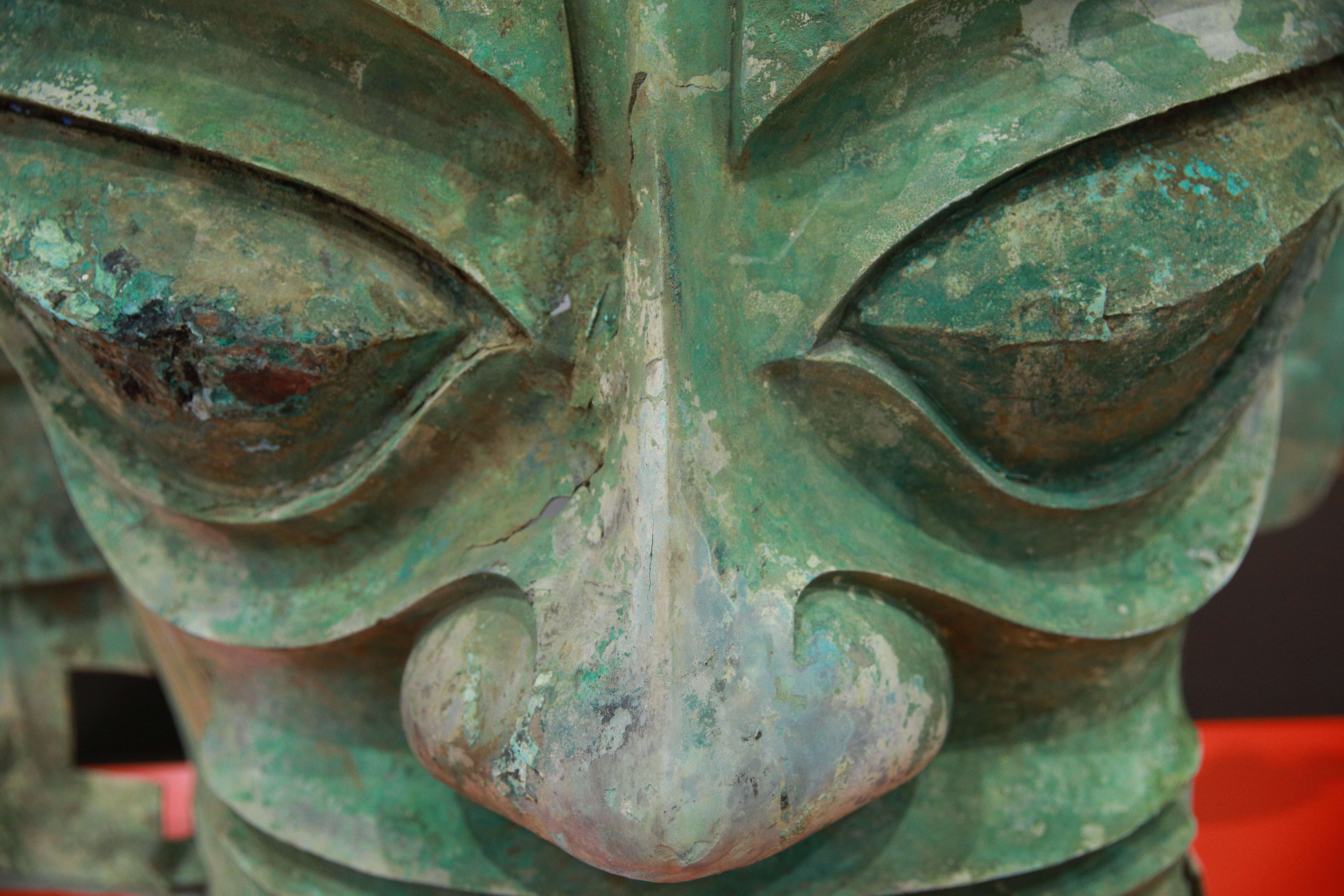 三星堆青铜大面具元宵节亮相博物馆