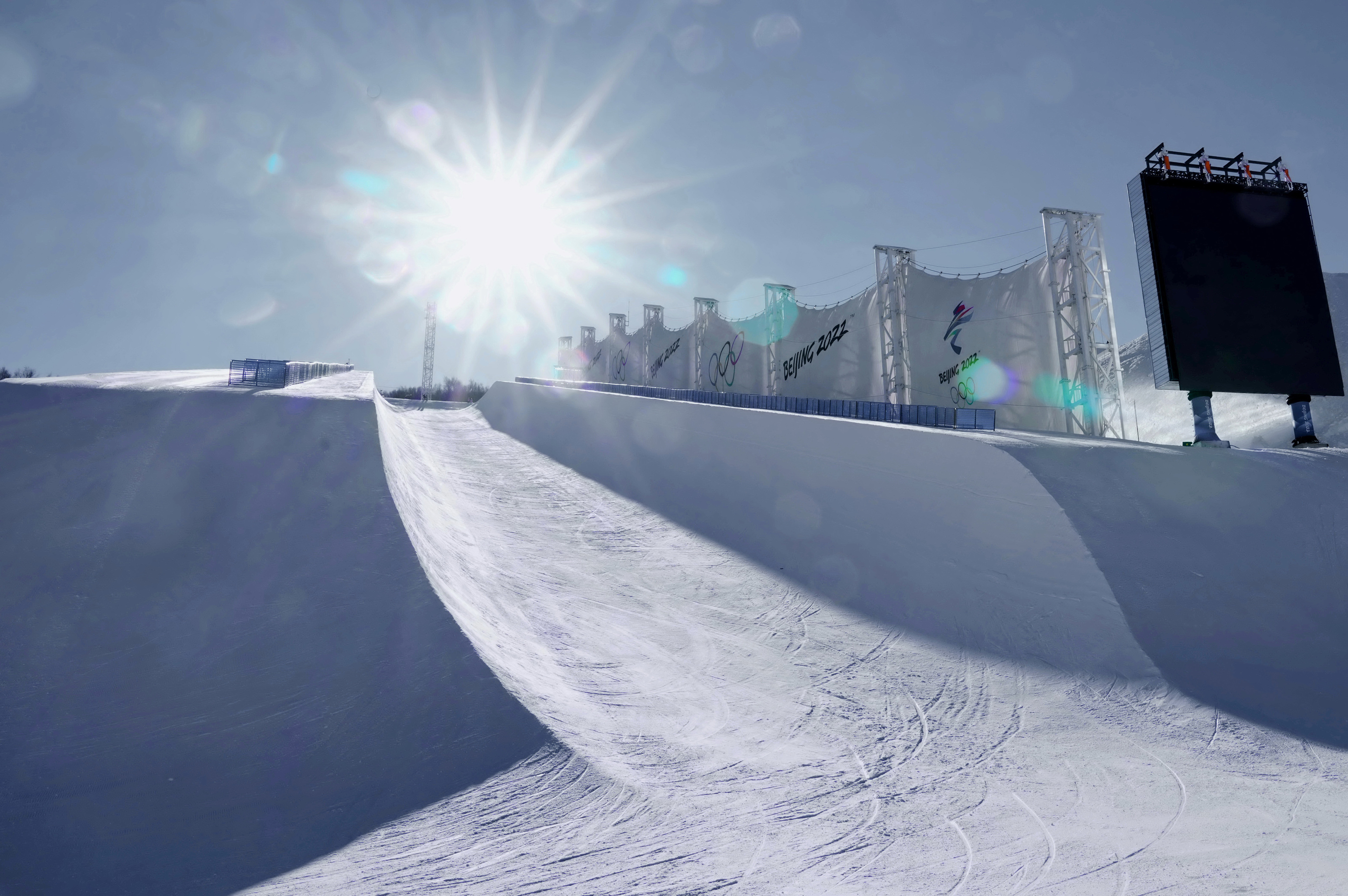 北京冬奥会新春佳节近崇礼雪纷扬北京冬奥会张家口赛区迎来瑞雪