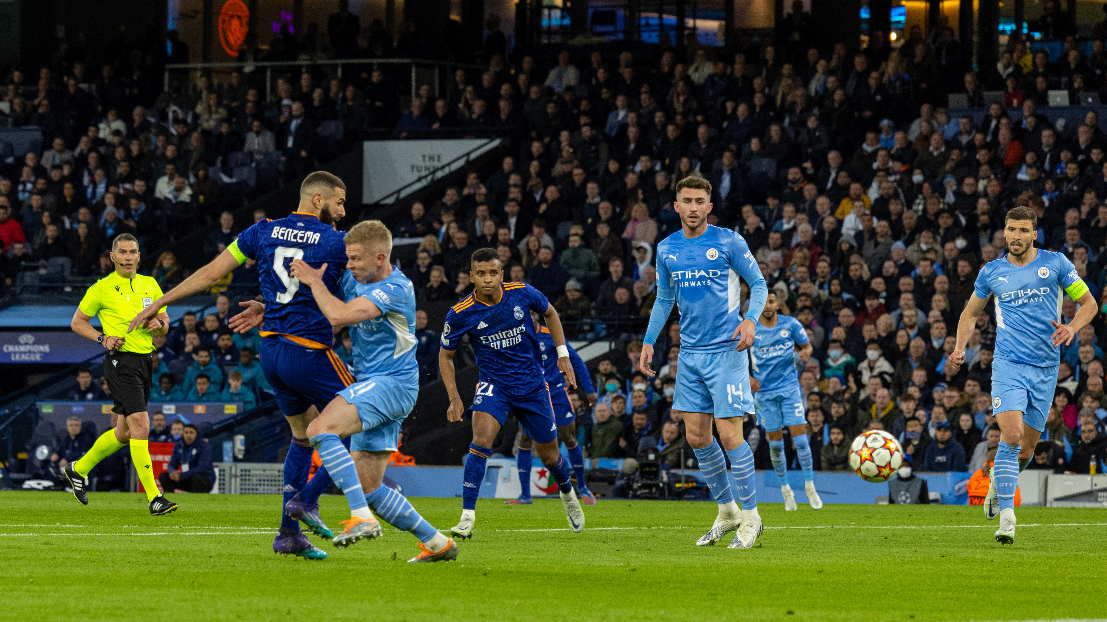 欧冠半决赛首回合曼城43击败皇马