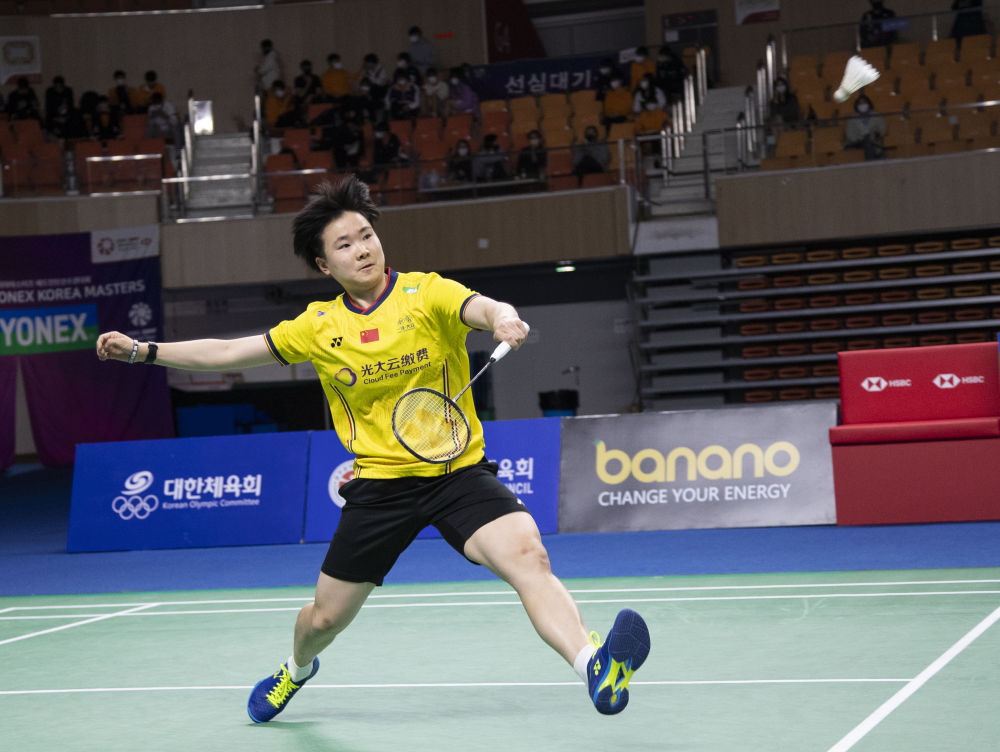 韩国羽毛球大师赛国羽女单混双夺金