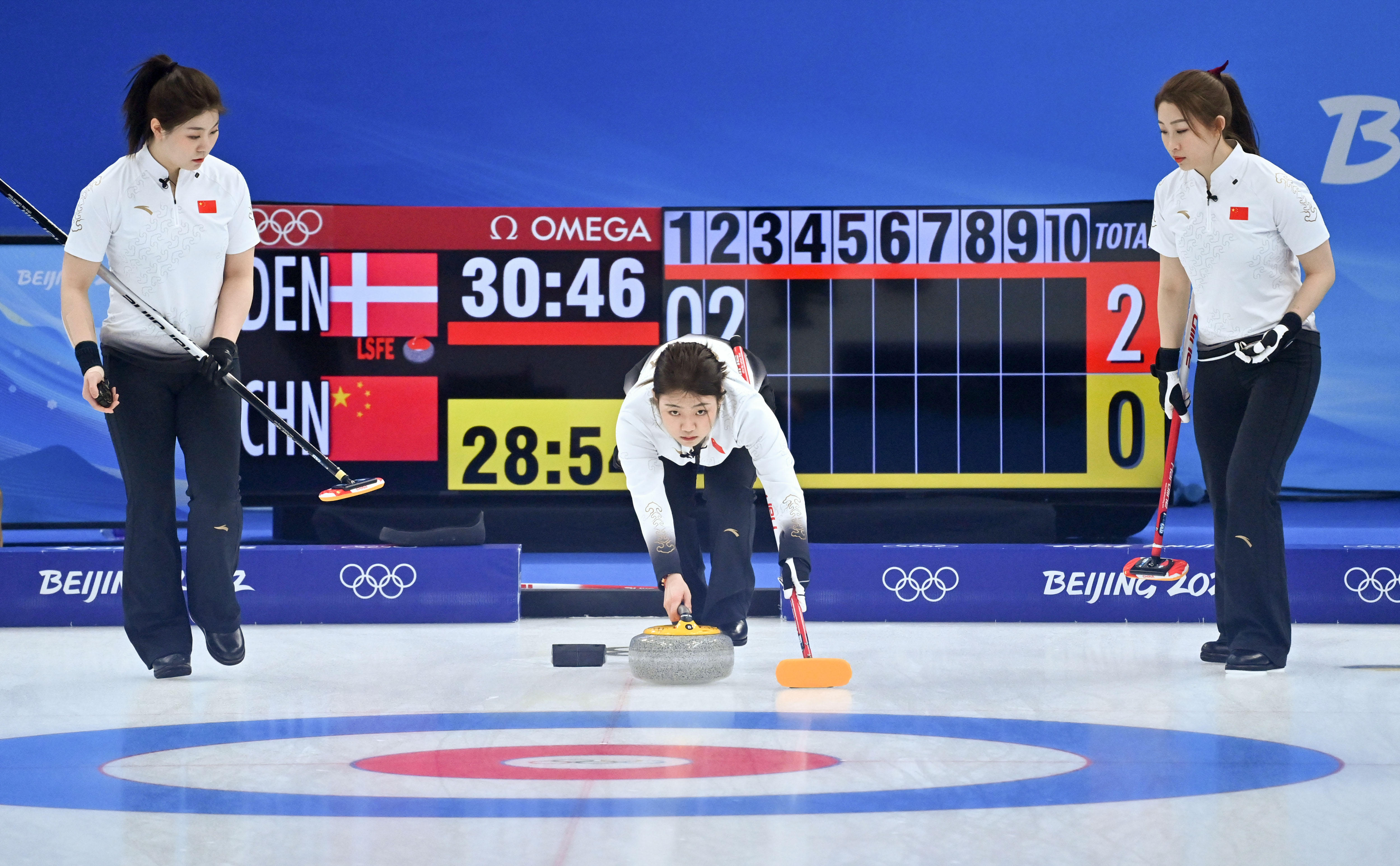 北京冬奥会冰壶中国冰壶女队憾负丹麦队