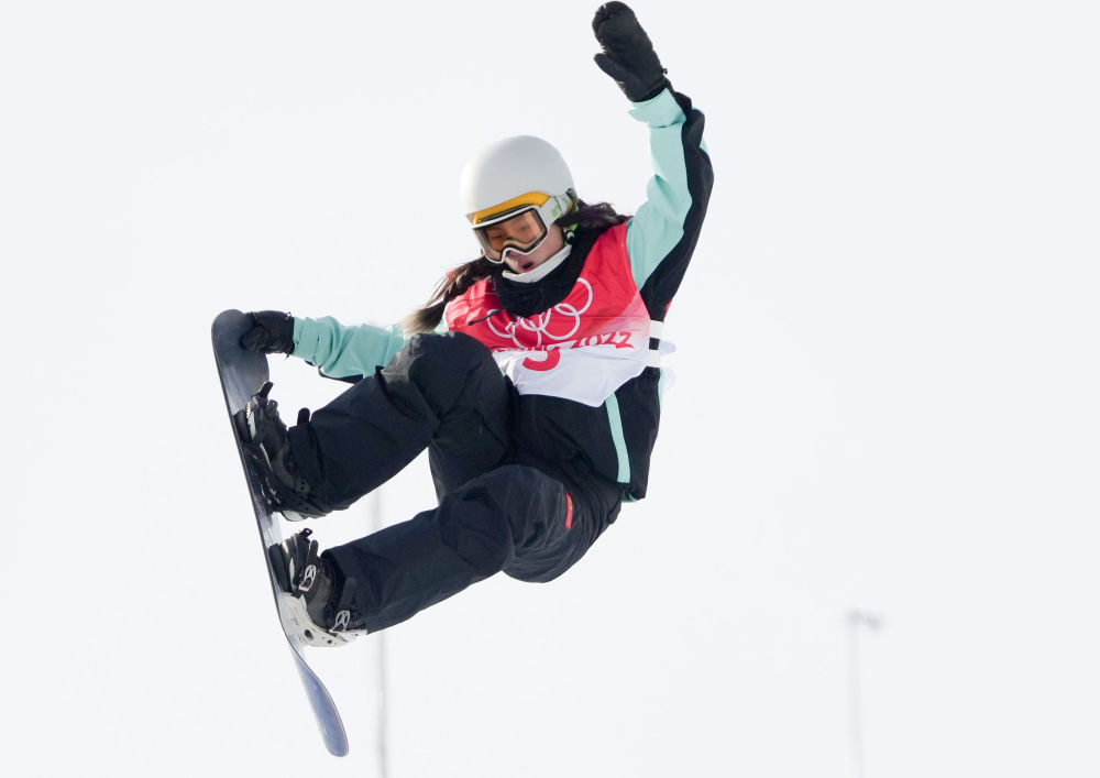 北京冬奥会人物刘佳宇的笑