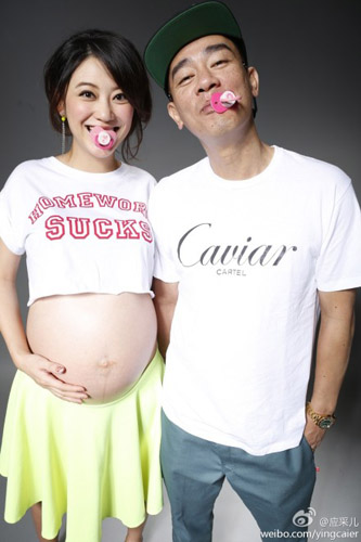 鲍蕾和陆毅最近才生产的奶茶妹妹和刘强东怀孕不久的朱茵和黄贯中恩
