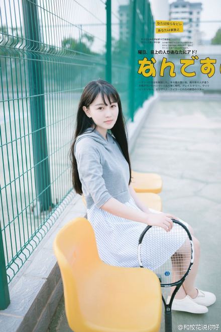 【校花校草】学播音的妹子清纯恬静,惹人怜爱