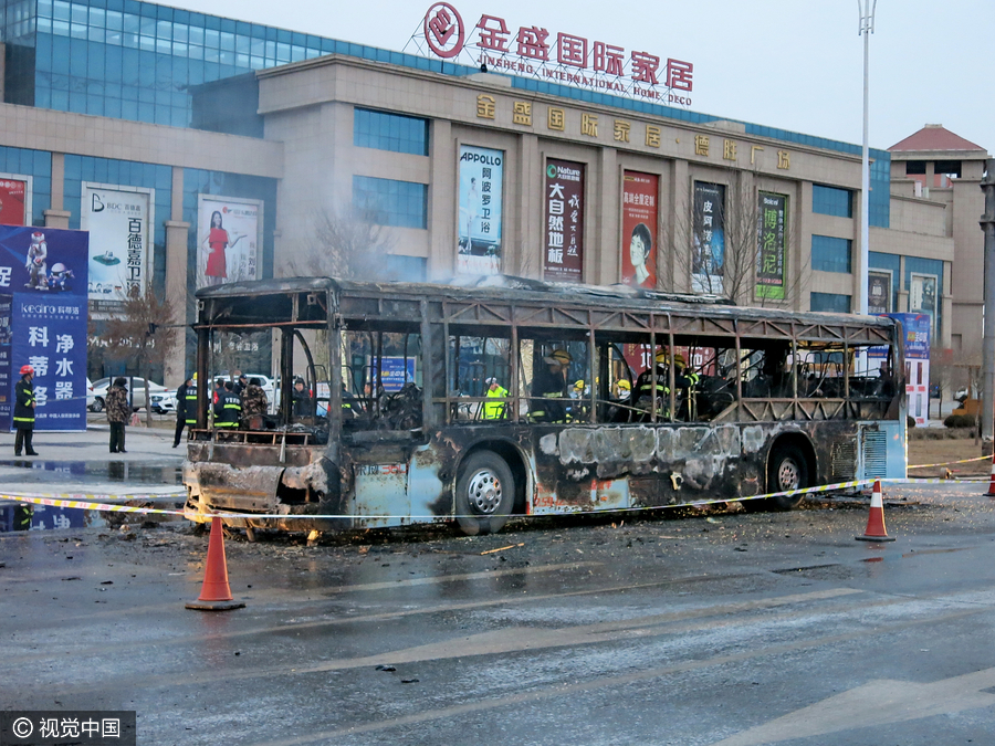 一月 1月5日7时许,银川市公交301路在行驶途中遭人为纵火,事故造成18