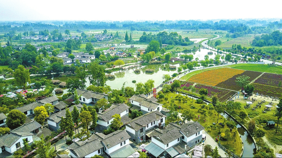 郫都区三道堰镇青杠树村景区.徐浩伦摄