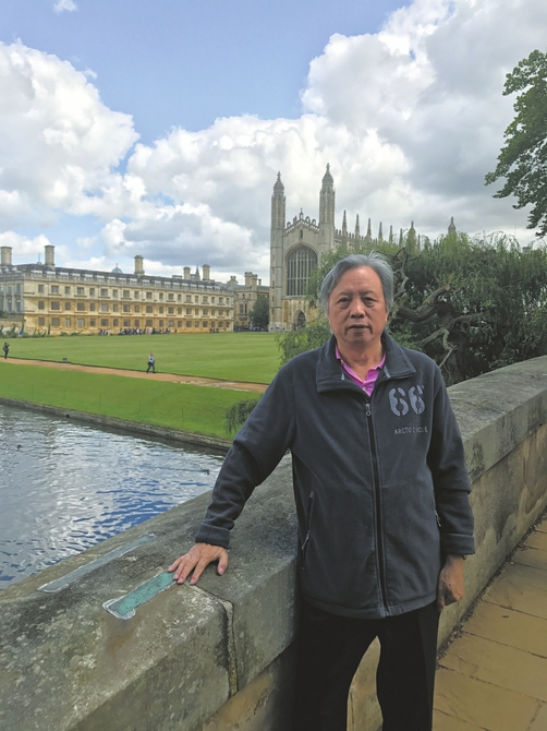 刘正兴"天路"画作 惊艳英国剑桥