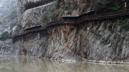 明月峡古栈道 中国道路交通博物馆