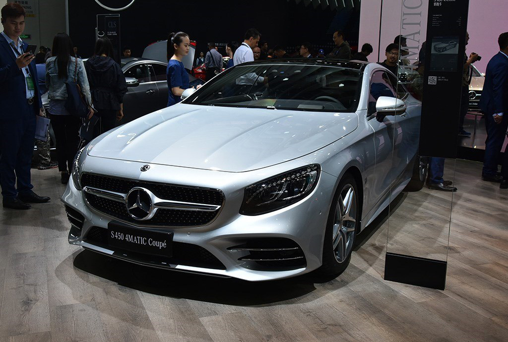 售价124.38万元,新款奔驰s级轿跑上市销售