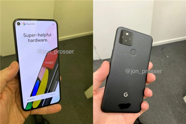 谷歌pixel5真机曝光首次支持5g开机就是安卓11