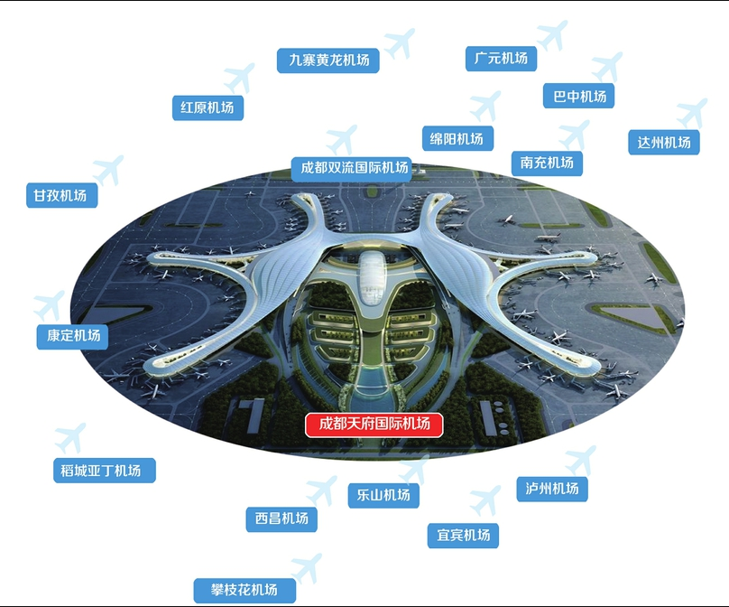 天府国际机场2020年通航 成都市民可坐高铁赶飞机