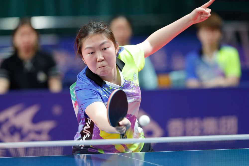 乒乓球全运会资格赛女团黑龙江队山西队晋级决赛