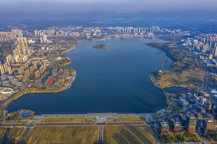 兴隆湖景点图图片