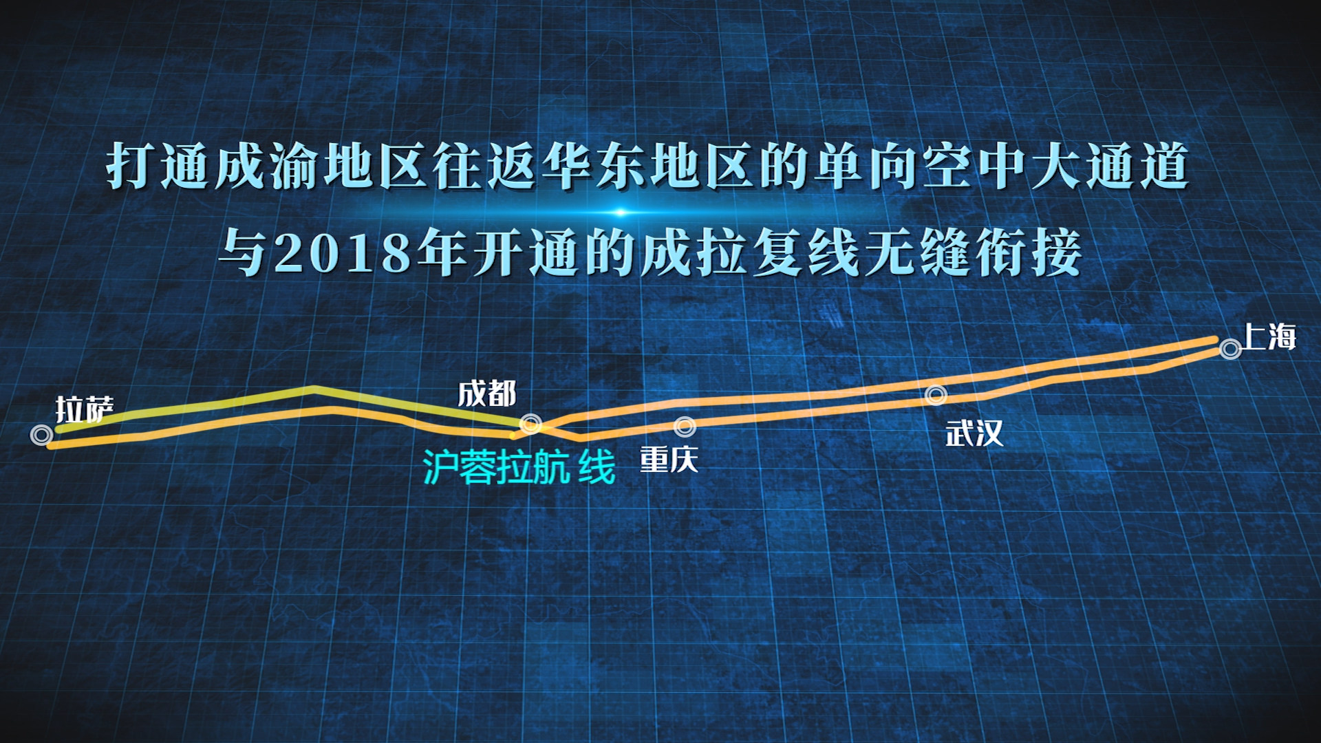 成都地区空域调整3000公里空中大通道成型