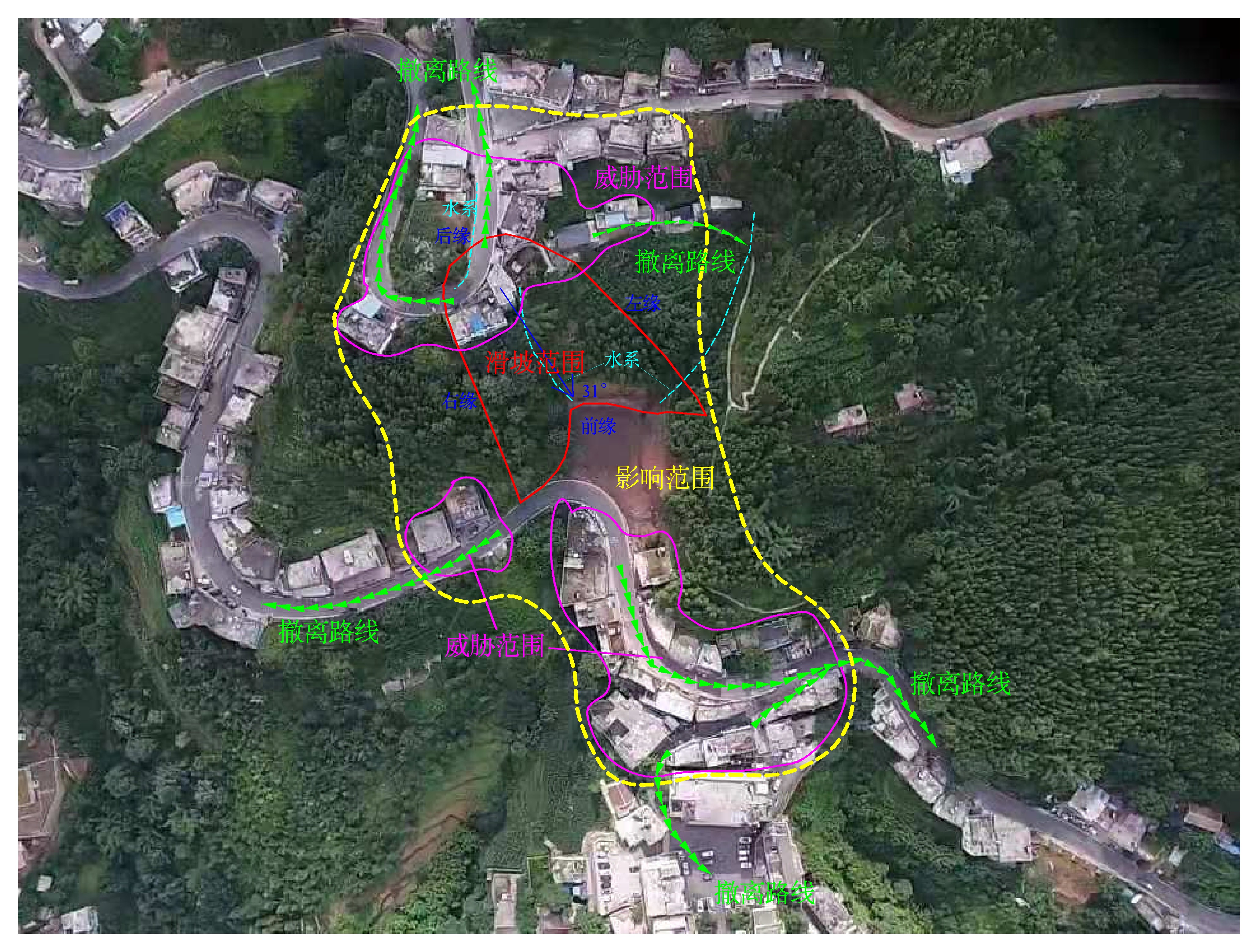 六盘水市水城区鸡场镇箐头村周家坡组蒋家包包发生1起垮塌地质灾害