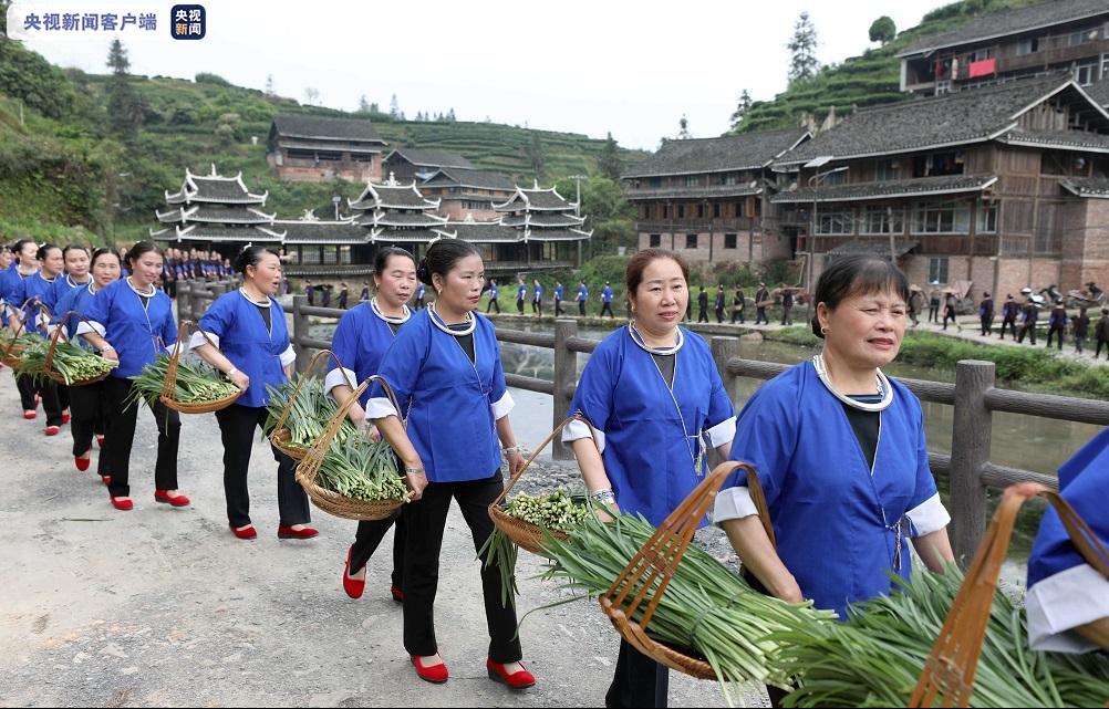 柳州三江特色民族风侗乡韭菜节来啦
