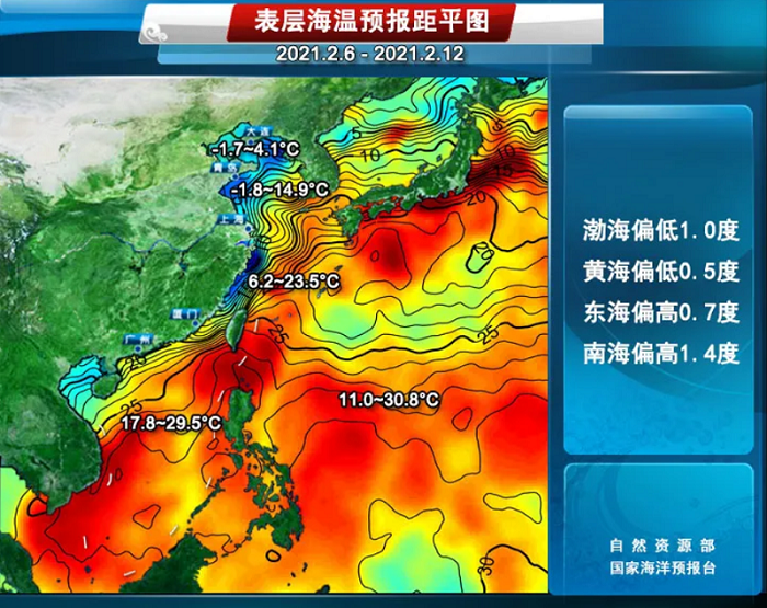 国家海洋预报台未来一周中国近海有4次大浪过程