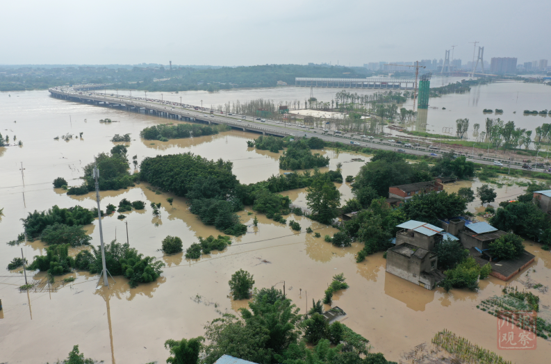 8月17日15时40分,四川省成都水文水资源勘测局发布洪峰信息,17日14时