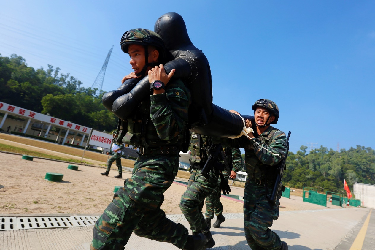 武警广东总队执勤第二支队开展多课目实战化训练