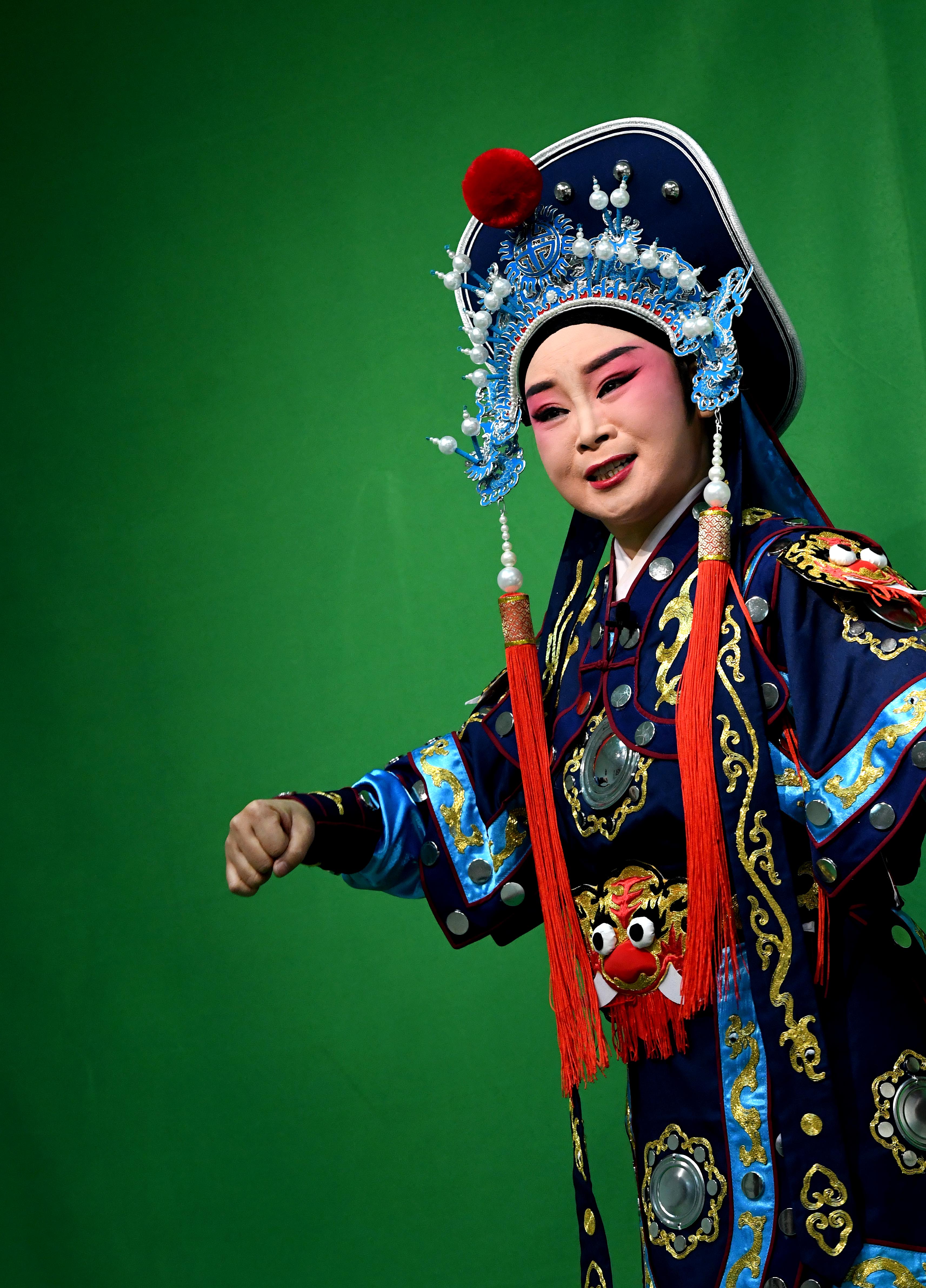 李金玲和她的豫剧云表演