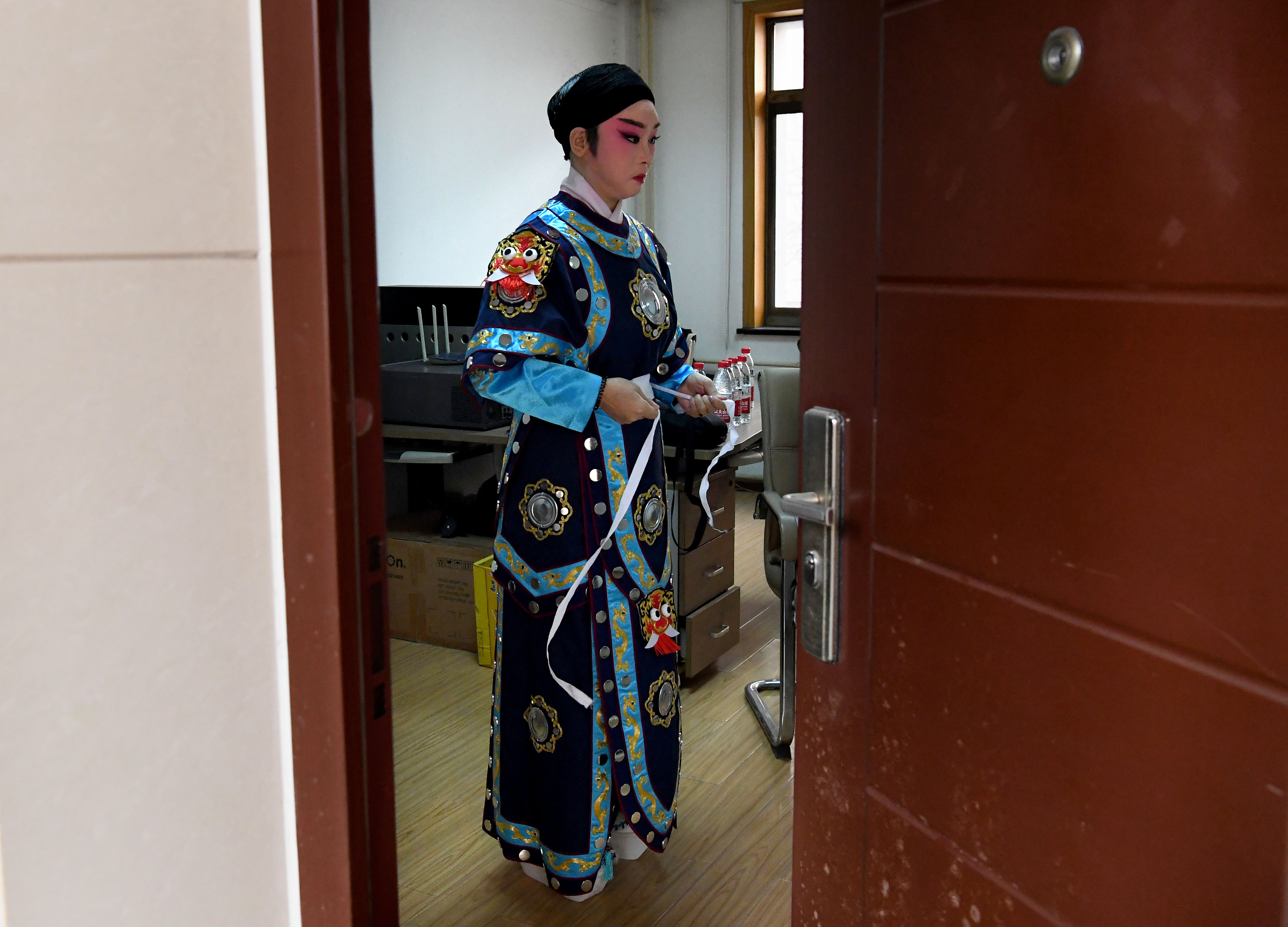 李金玲和她的豫剧云表演