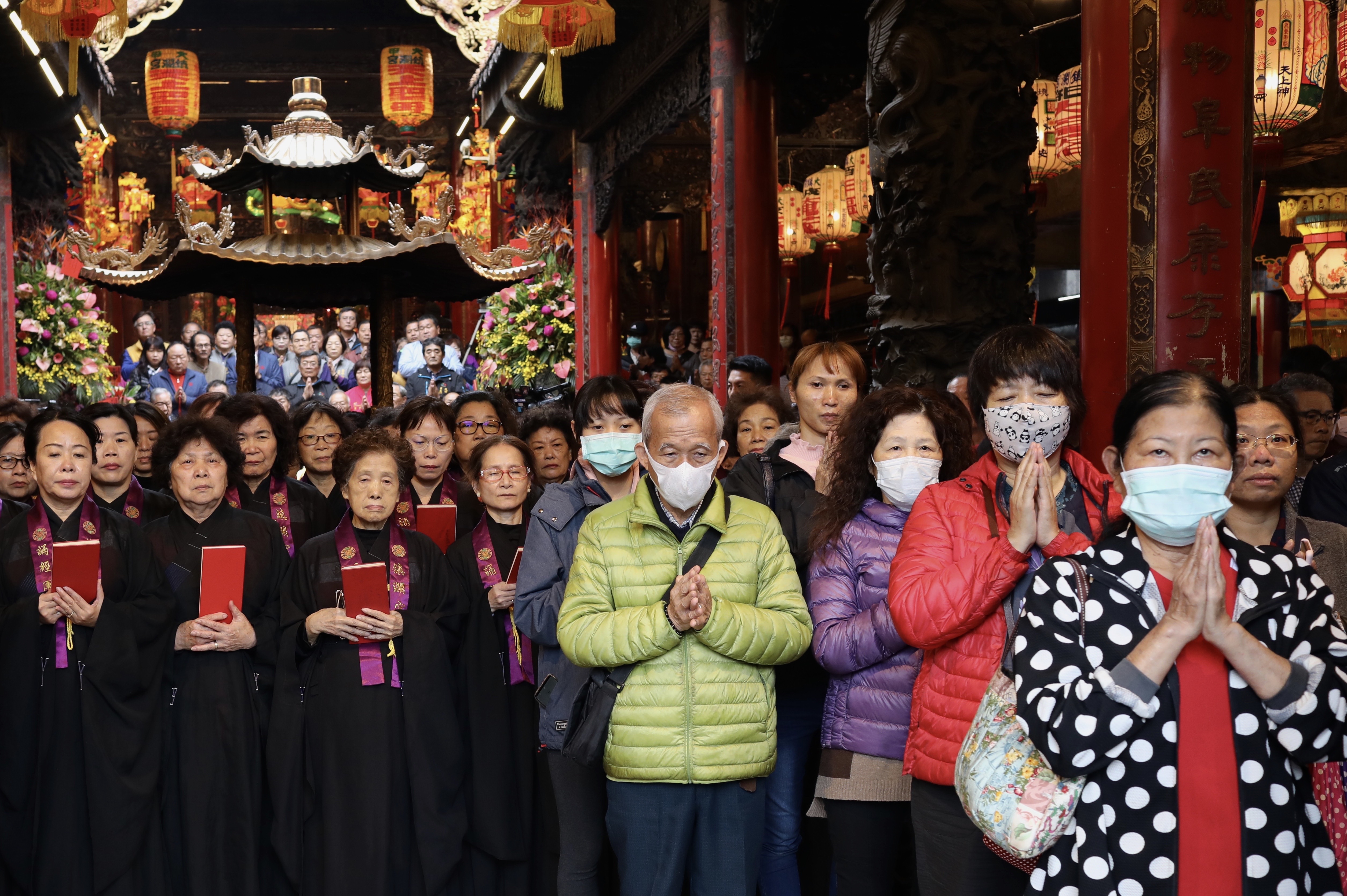 海峡两岸妈祖宫庙为共同抗击疫情连线祈福