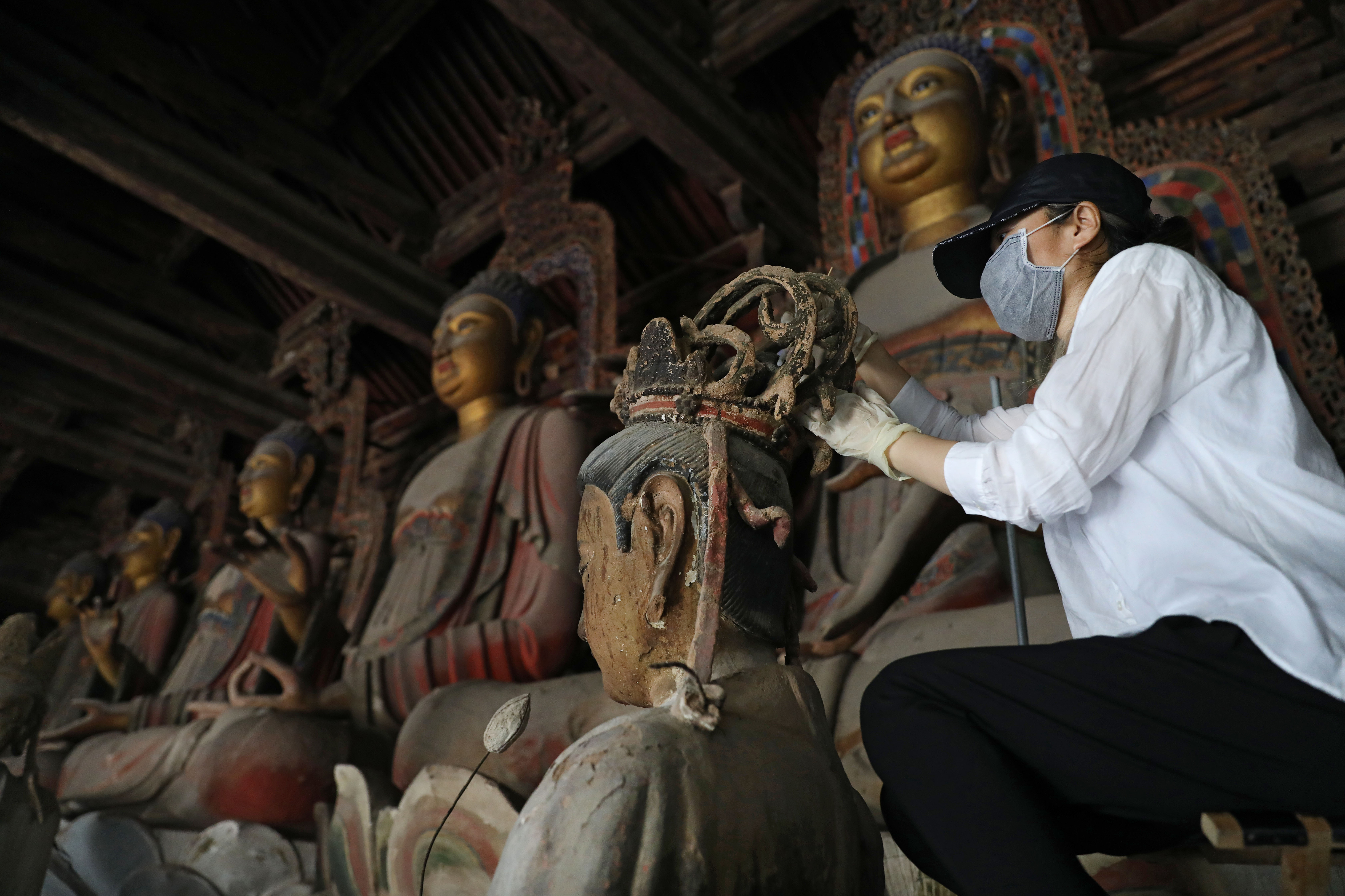 千年奉国寺进行一期保护修复