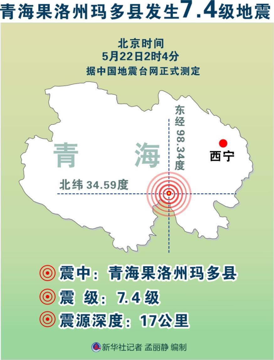 图表|我国云南,青海发生地震