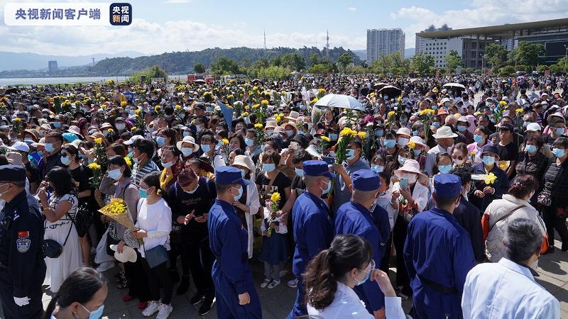 苍山洱海永远铭记英雄刘洪机组烈士悼念仪式在云南大理举行